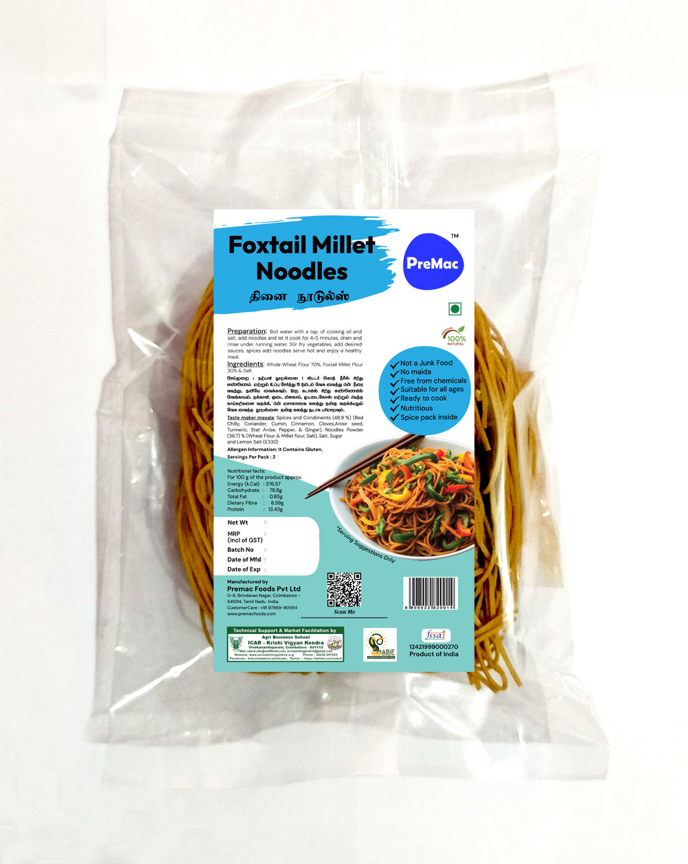 Foxtail Millet Noodles