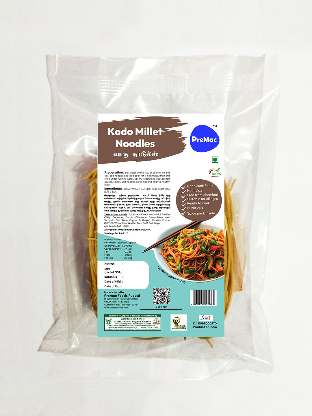 Kodo Millet Noodles