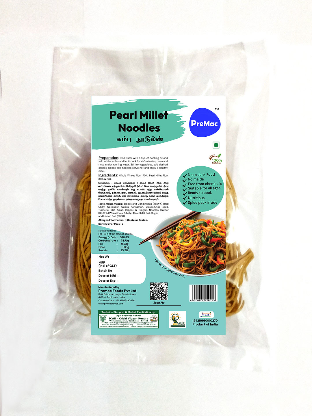 Pearl Millet Noodles